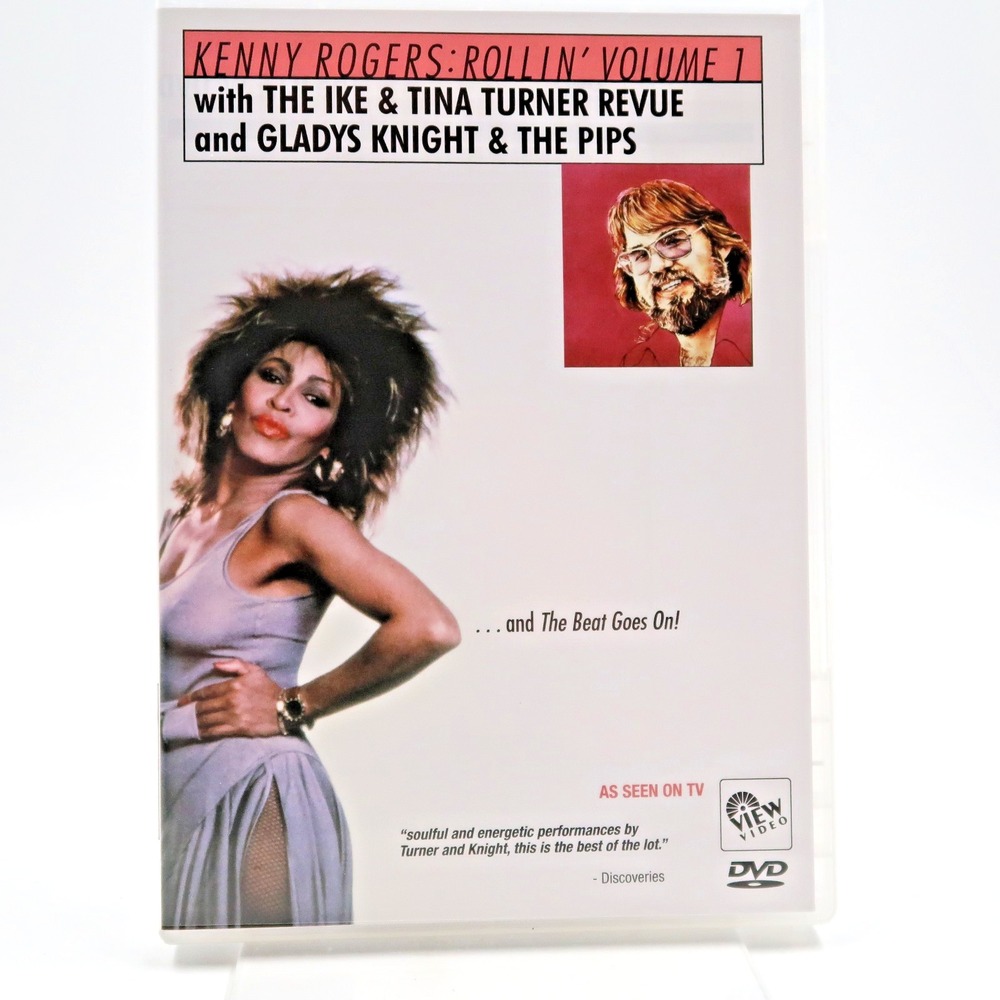 Kenny Rogers Rollin Vol 1 DVD Ike Tina Turner Revue Gladys Knight Pips Music